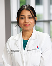 Marium Ali, MD head and shoulders portrait