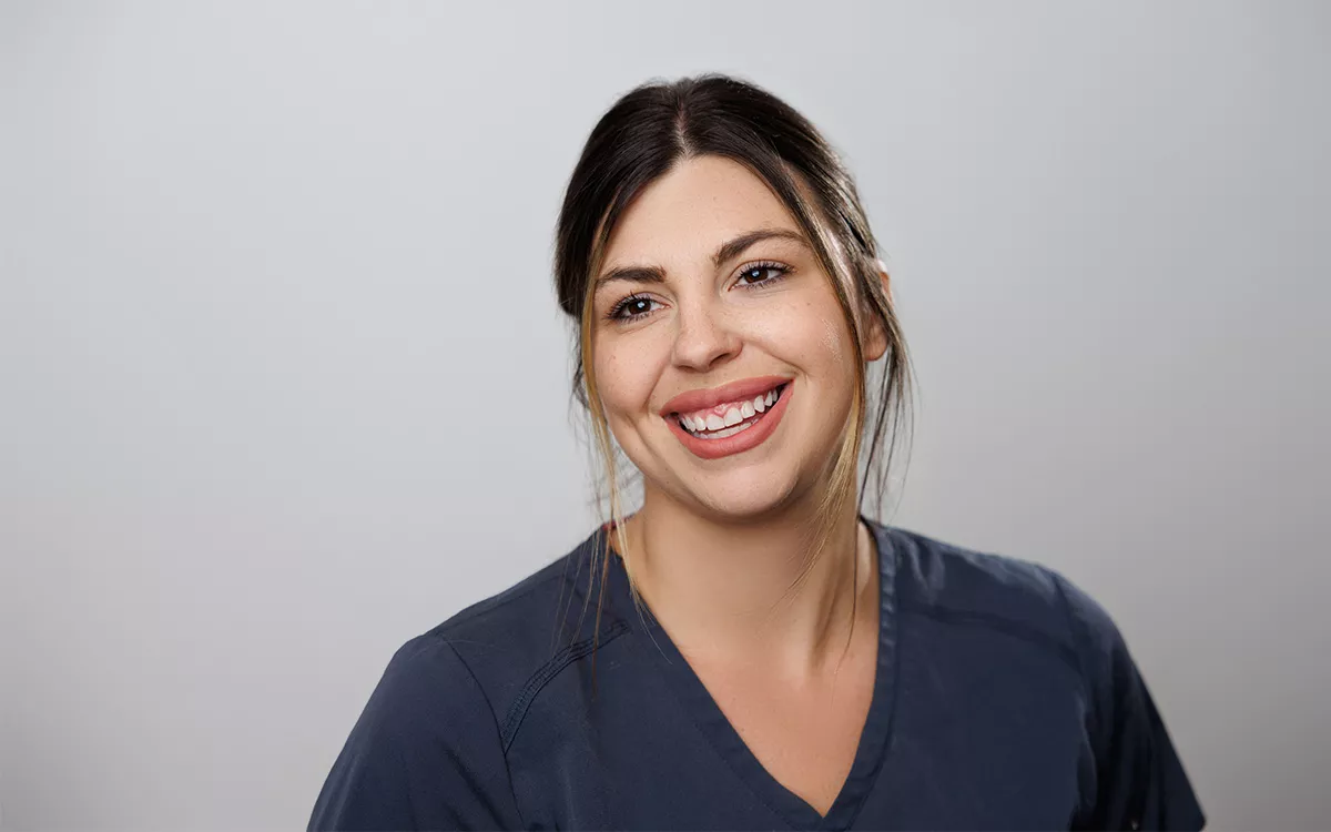 Ballad Health nurse in scrubs 
